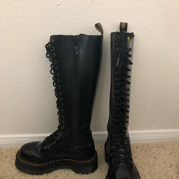 tall black doc martens